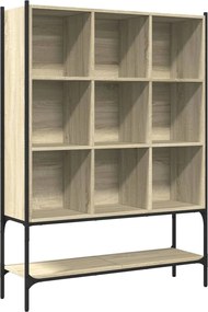 vidaXL Bibliotecă, stejar sonoma, 102x30x141,5 cm, lemn prelucrat