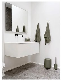 Coș de gunoi verde închis cu pedală din plastic 5 l Nova – Zone