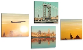 Set tablouri drumul în New York