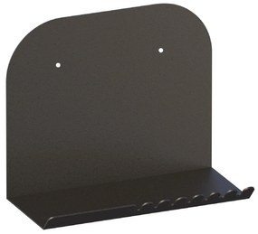 Raft de perete Shortia 2 (negru). Promo -7%. 1107800