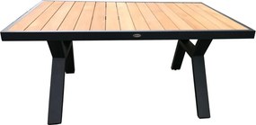 Set mobilier de grădină gri din aluminiu pentru 5 persoane Rotterdam – Rojaplast