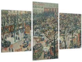 Tablou - Camille Pissarro, Boulevard des Italiens, Morning, Sunlight, reproducere (90x60 cm)
