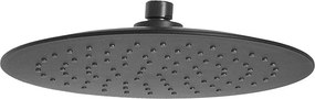 Palarie de dus Invena rotunda Musta 250 mm negru mat