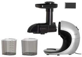 Storcator de fructe Slow juicer Adler AD 4130, 150W, 605ML, 90-105 rpm, Rotatie inversa, Negru/Gri