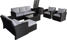 Set mobilier de grădină pentru familie Avenberg LUGANO
