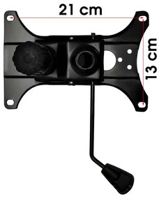 Mecanism pentru scaune ergonomice 13 x 21 cm