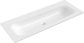 Mexen Vela chiuvetă încastrată în blat 121 x 46,5 cm, alb lucios - 25231200