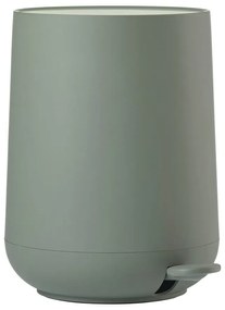 Coș de gunoi verde închis cu pedală din plastic 5 l Nova – Zone