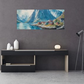 Tablou - Sat norvegian (120x50 cm)