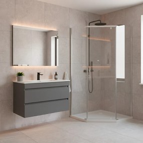 Celtic 90x90 cm cabină de duș pentagonală cu tavă de duș