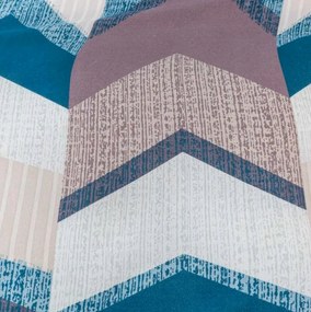 Lenjerie de pat din microfibra CHEVRONIX albastru-violet Dimensiune lenjerie de pat: 2 buc 70 x 80 cm | 160 x 200 cm