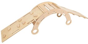 Leagăn în culoare naturală din lemn de pin 39x75x38 cm Montessori – Meowbaby