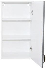 Corp superior 40 cu 1 usa Zebra MDF gri dungi