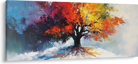 Tablou - Copac multicolor (120x50 cm)