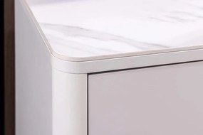 Comoda cu blat ceramic SAVOY 180cm alb