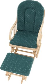 Fotoliu relaxant, material lemn de fag verde, RELAX GLIDER 87107