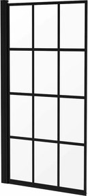 Paravan pentru cada Deante Jasmin 78x140 cm negru