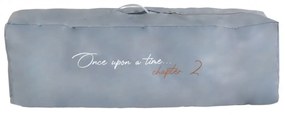 Patut pliant transformabil in tarc copii NOVOKIDS™ Onceuponatime NEST, 62X125 cm, 2 Niveluri, Jucarie Carusel muzical, Fermoar acces lateral, Gri