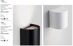 Aplica iluminat exterior ambiental IP65 YORK M negru