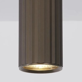 Spot aplicat din aluminiu canelat Anna bronz