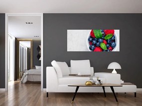 Tablou - bol cu fructe de pădure (120x50 cm)