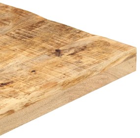 Masa de bistro patrata, 80 x 80 x 75 cm, lemn de mango brut 1, 80 x 80 x 75 cm, lemn de mango nefinisat