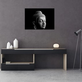Tablou pe sticlă - Buddha, portret (70x50 cm)