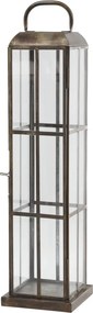 Felinar exterior, din metal, H50cm, Boel
