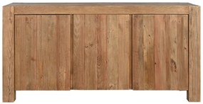 Bufet, natur, din lemn de pin reciclat, Rustique