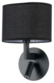 Brilagi - Lampă LED de perete DAYA 1xE14/40W/230V + LED/3W negru