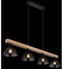 Lustră pe cablu LINDI 4xE14/15W/230V Globo 15544-4H