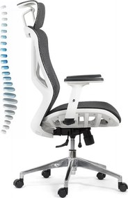 Scaun ergonomic SYYT 9503 negru, tetieră 2D și șezut culisant