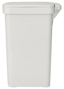 Coș cu pedală Brabantia StepUp 1008480, 16 L, Materiale ecologice, Deschidere mare, Gri deschis