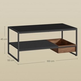 Măsuță de conferință E1081 BK, negru