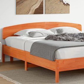 Tablie de pat, maro ceruit, 200 cm, lemn masiv de pin