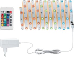 Paulmann 3988 - Bandă LED RGBW, 13 W, dimabilă, TIP, 5 m, 230 V + telecomandă