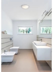 FARO 62981 - Plafonieră baie LOGOS 2xE27/20W/100-240V IP44