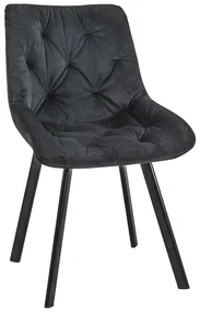 Scaun de sufragerie Segura (negru). 1117256