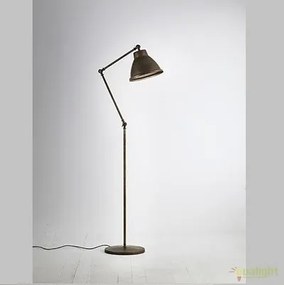Lampadar, lampa de podea Vintage, Industrial Style cu brat articulat, Loft 269.08.OF