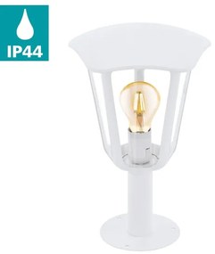 Eglo 98117 - Lampă exterior MONREALE 1xE27/60W/230V IP44 înălțime 335 alb