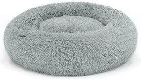 Pat de plus pentru caini Culoare gri deschis 60 cm