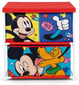 Disney Mickey Pluto suport de depozitare pentru jucării cu 3 compartimente 53x30x60 cm