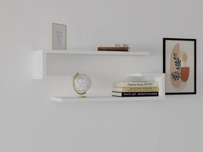 Set 2buc. rafturi Kivana (alb) . 1095829