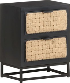 vidaXL Noptieră, 40x30x50 cm, lemn masiv de mango