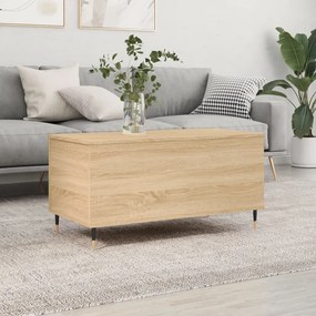 vidaXL Măsuță de cafea, stejar sonoma, 90x44,5x45 cm, lemn compozit