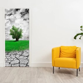 Fototapet pentru ușă - Natura în oraș (95x205cm)
