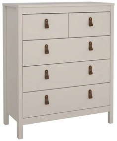 Comodă grej 82x99x38 cm Madrid – Tvilum