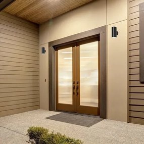 Aplica LED iluminat exterior ambiental, Protectie IP65 Urfa II negru