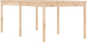 vidaXL Măsuță de grădină, 203,5x100x76 cm, lemn masiv de pin