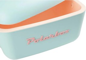 Geanta frigorifica Polarbox Pop, 12 litri, Polistiren AIRPOP, 5-15°C pana la 24 h, Albastru/Roz